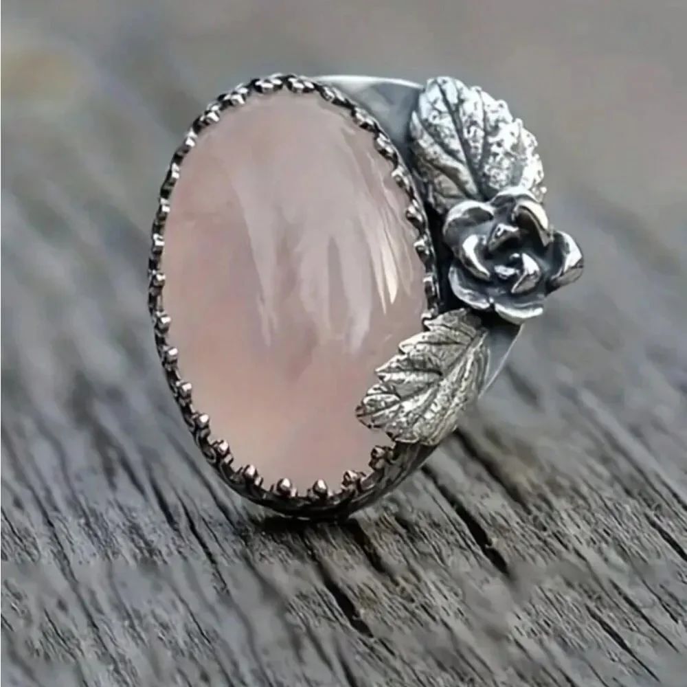 Rose Quartz Ring A1292